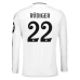 Prima Maglia Rüdiger Real Madrid 2024/2025 Manica Lunga Prima Maglia Rüdiger Real Madrid 2024/2025 Manica Lunga